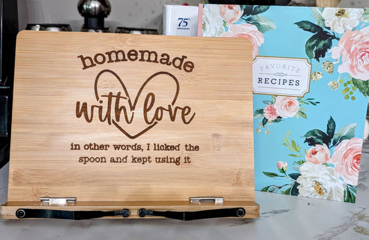 Homemade with Love Book Stand