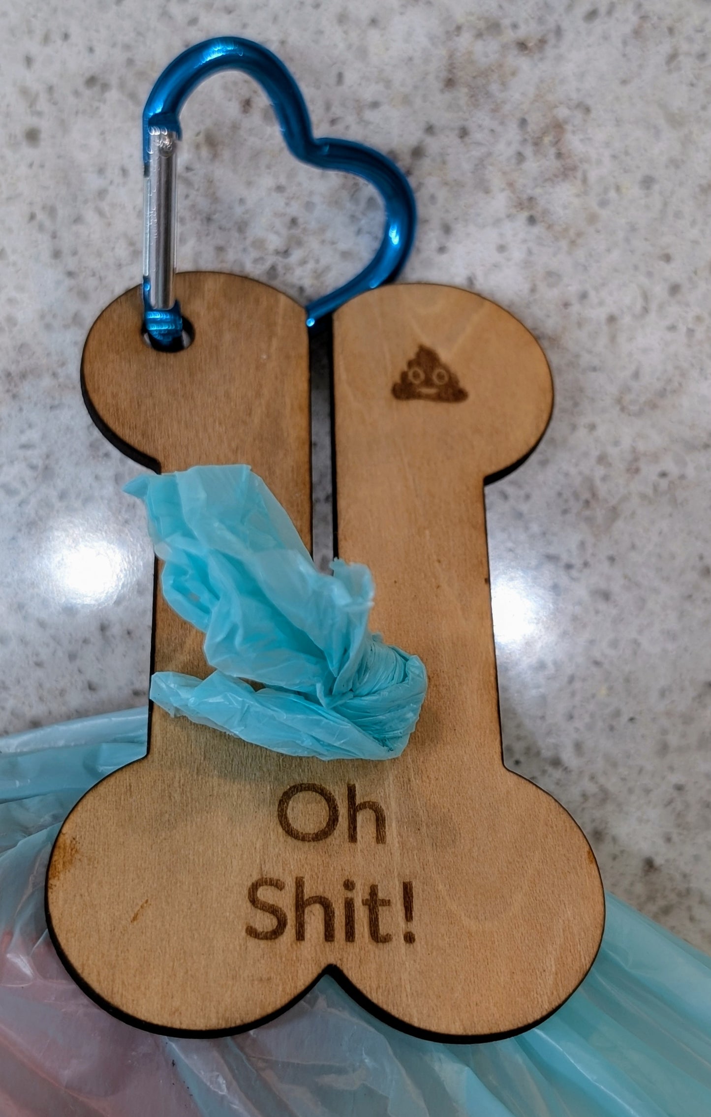 Oh Shit! Dog Poop Bag Holder